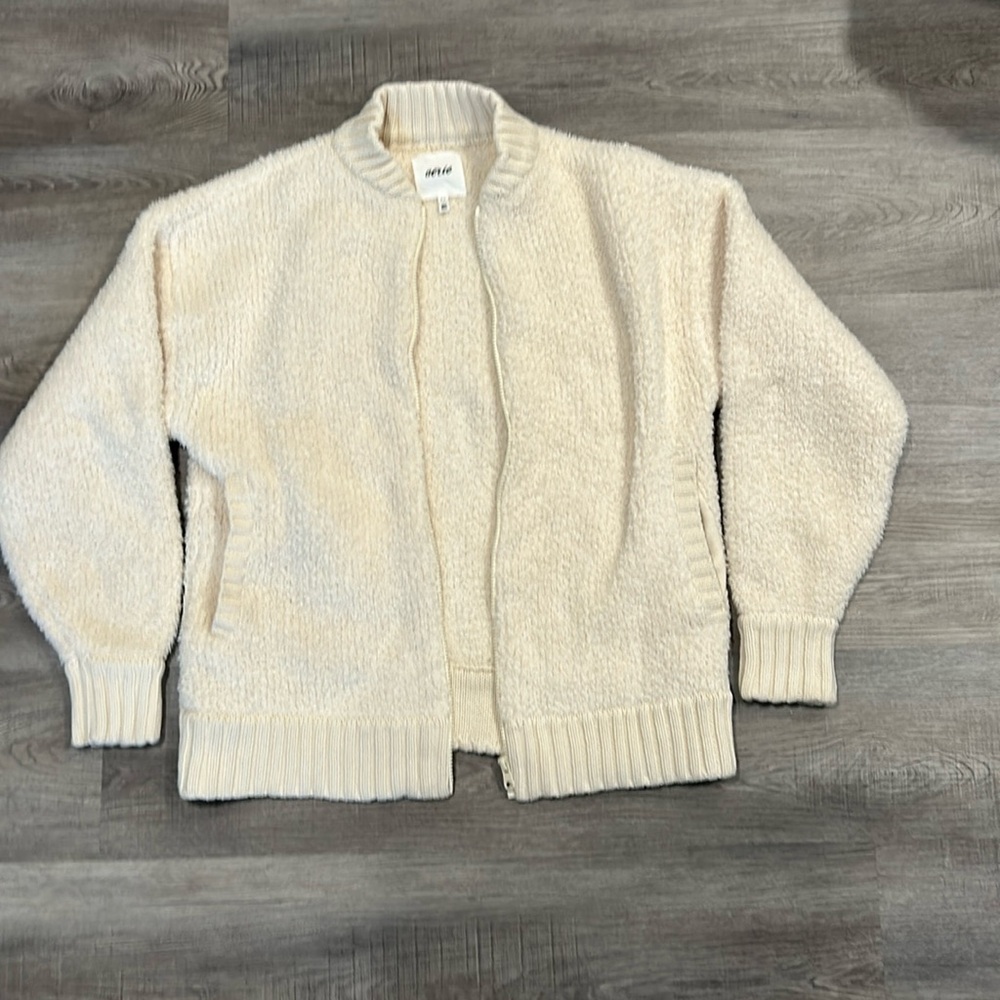 Aerie cozy zip up sweater